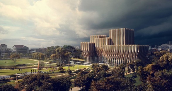 Zaha Hadid Architects Sleuk Rith Institute, Kambodscha
