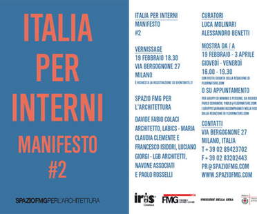 Ausstellung SpazioFMG Italia per Interni Manifesto #2
