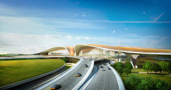 Zaha Hadid und ADPI Beijing New Airport Terminal Building

