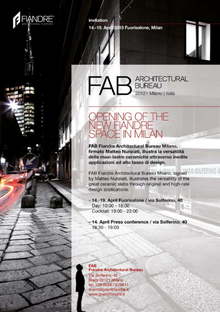 FAB Architectural Bureau Mailand Fuorisalone 2015
