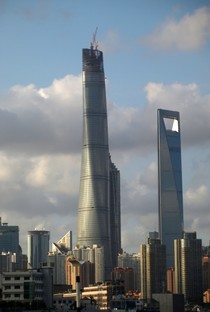 Der Shanghai Tower das höchste Gebäude Chinas
