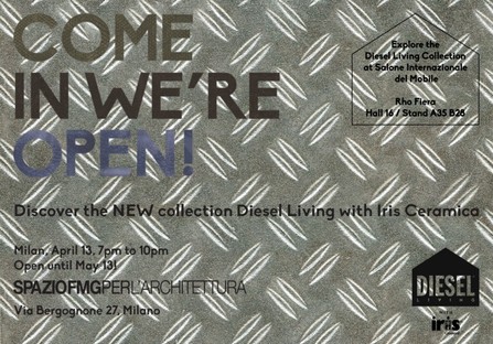 Diesel Living und Iris Ceramica auf der Milan Design Week
