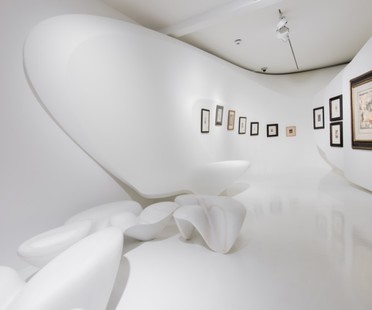 Eine von Zaha Hadid gestaltete Ausstellung
