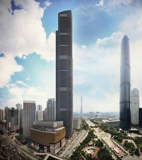 Guangzhou CTF Finance Centre 2 Wolkenkratzer China 
