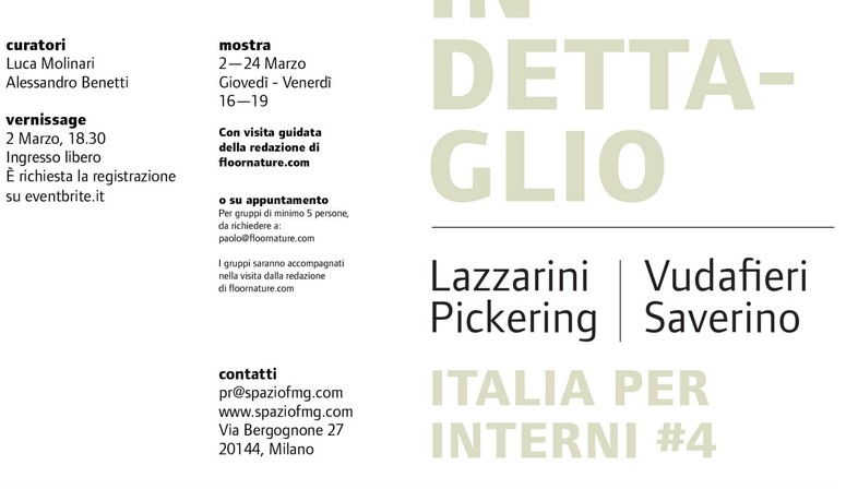 Ausstellung Italia per Interni #4 SpazioFMG Lazzarini Pickering  Vudafieri Saverino
