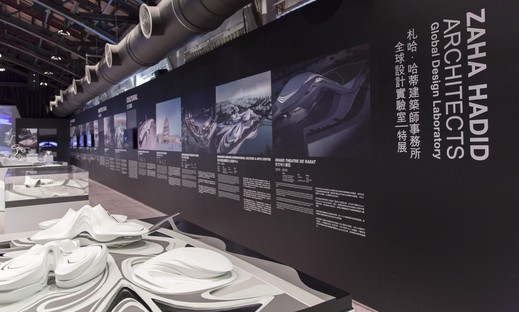 Ausstellung Global Design Laboratory Zaha Hadid Architects in Taipei
