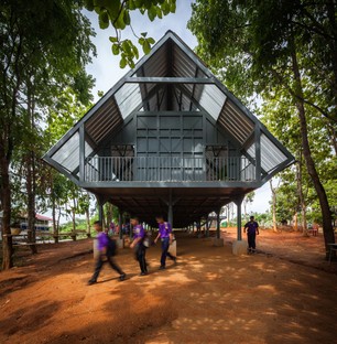 Post Disaster School von Vin Varavarn Architects gewinnt Biennale Cappochin 2017
