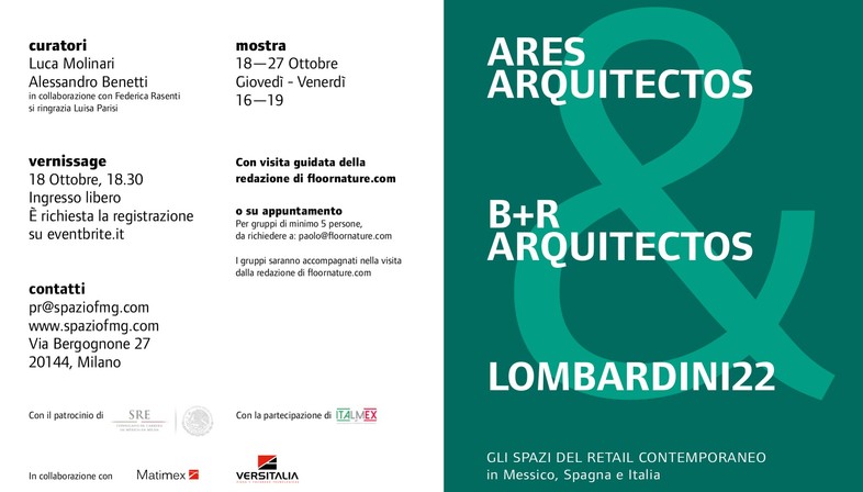 SpazioFMG Ausstellung Ares Arquitectos, B+R Arquitectos & Lombardini22
