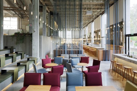 Lina Ghotmeh Architecture Restaurant Les Grands Verres Palais de Tokyo in Paris
