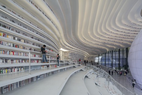 MVRDV Tianjin Binhai Library ein Büchermeer
