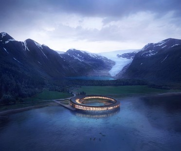 Snøhetta Svart das erste Plus-Energy-Hotel am arktischen Polarkreis
