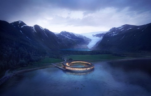 Snøhetta Svart das erste Plus-Energy-Hotel am arktischen Polarkreis

