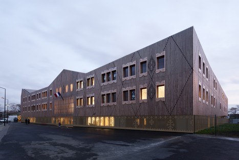Atelier d'architecture Vincent Parreira übergemeindliches Schulzentrum Casarès-Doisneau in Saint Denis

