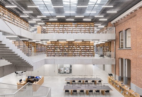 KAAN Architecten Utopia Bibliothek und Akademie der Darstellenden Künste in Aalst Belgien
