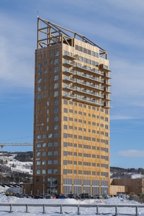 Mjøstårnet das höchste Holzhochhaus der Welt
