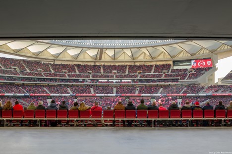 Eine neue Fotoreportage für das Stadion von Atletico de Madrid
