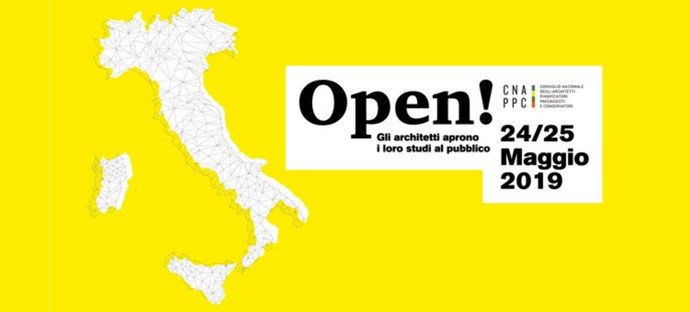 Architektur in Italien, offene Büros und Ausstellungen

