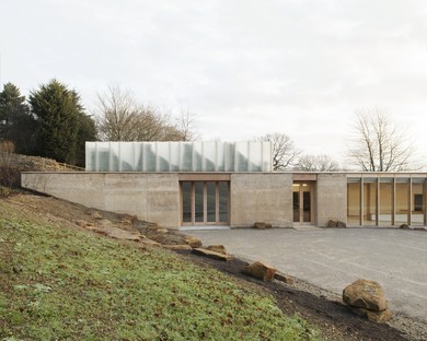 Feilden Fowles Architects Besucherzentrum im Skulpturenpark Yorkshire 
