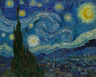 Vincent van Gogh. The Starry Night. Saint Rémy, June 1889. MoMA, New York
