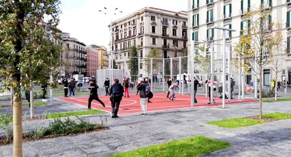 Dominique Perrault Architecture Eröffnung von Piazza Garibaldi in Neapel
