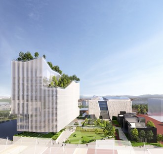 Piuarch Campus Human Technopole neues Forschungsgebäude auf dem ehemaligen Gelände von Expo Milano
