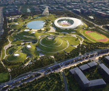 MAD Architects Architektur und Landschaft für den Quzhou Sports Park
