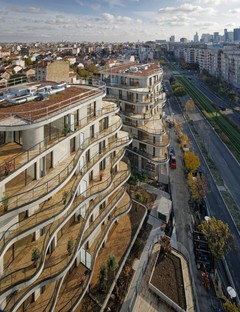 Christophe Rousselle Architecte Courbes Wohnbauten in Colombes Frankreich
