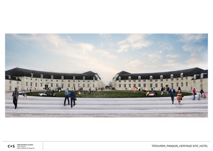 C+S Architects Stadterneuerung der ehemaligen königlichen Stallungen von Tervuren
