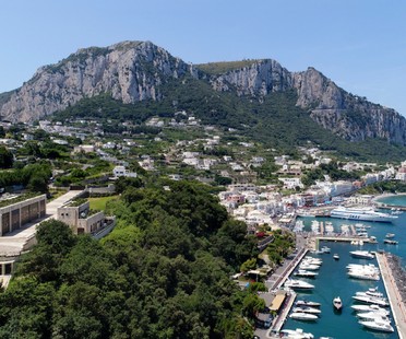 Einweihung des Elektrizitätswerks von Terna auf Capri, ein Projekt der Frigerio Design Group

