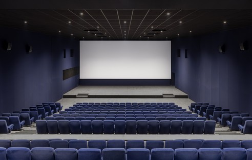 Antonio Virga Architecte Le Grand Palais Cinema und Museumsraum in Cahors
