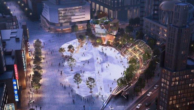 Miralles Tagliabue EMBT gewinnt den Wettbewerb für die Neugestaltung des Century Square in Shanghai

