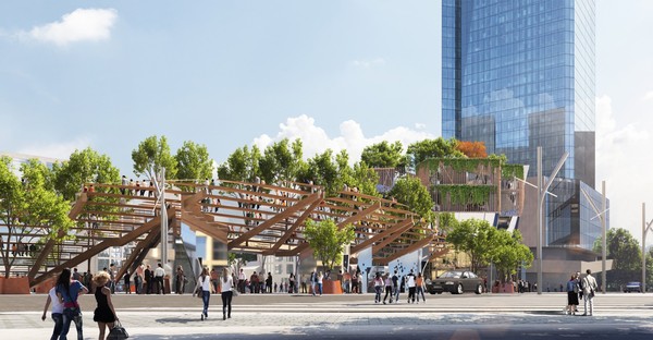 Miralles Tagliabue EMBT gewinnt den Wettbewerb für die Neugestaltung des Century Square in Shanghai
