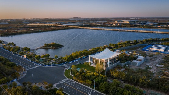 Powerhouse Company Paper Roof neues Bürgerzentrum in Tianjin
