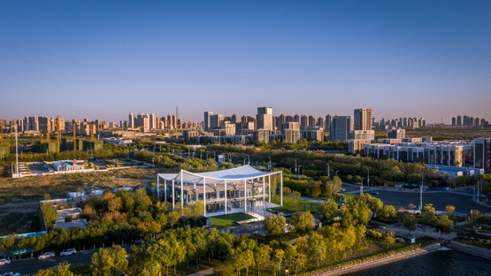 Powerhouse Company Paper Roof neues Bürgerzentrum in Tianjin
