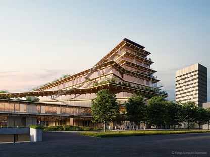 Kengo Kuma & Associates entwerfen das Büro der Zukunft in Mailand
