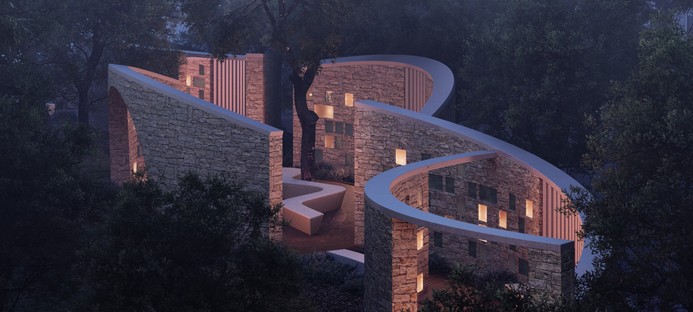 Form4 Architecture Intertwined Eternities ein Kolumbarium in Aptos Kalifornien
