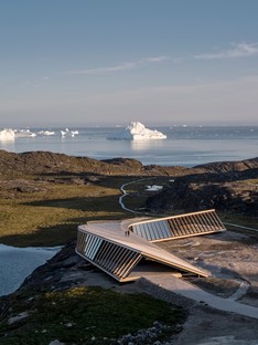 Dorte Mandrup Ilulissat Icefjord Centre Design in der arktischen Landschaft

