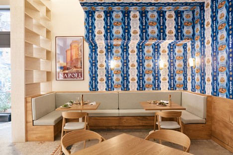 Büro Koray Duman interior design Restaurant SIMÒ Pizza in New York
