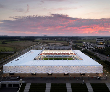 gmp Stade de Luxembourg Sport und visuelle Identität
