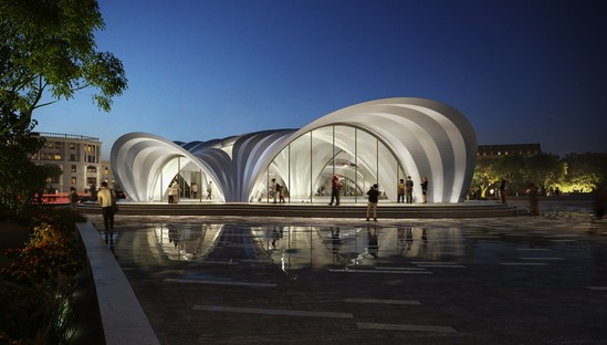 Zaha Hadid Architects neue U-Bahnstationen in Dnipro

