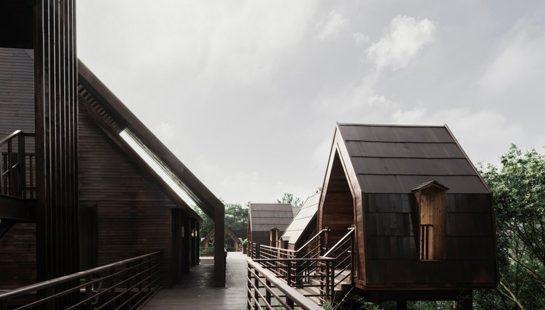 Parallect Design Cabin Fairy Town Jiujiang
