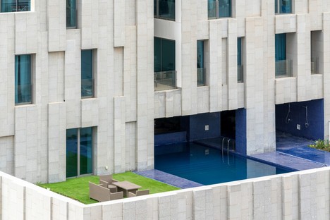 AGi architects Wafra Wind Tower neue städtische Wohntypologie in Kuwait
