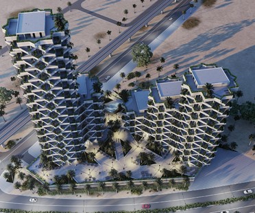 Cosmos Architecture Wohnturm in Riad
