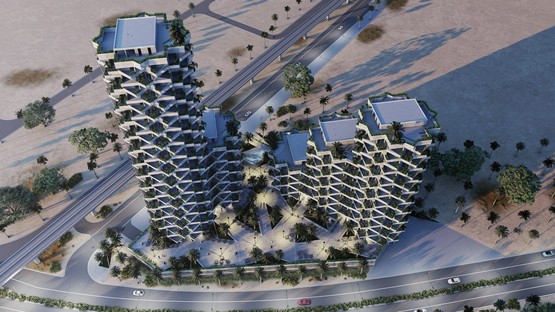 Cosmos Architecture Wohnturm in Riad
