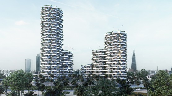 Cosmos Architecture Wohnturm in Riad
