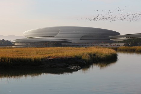 Zaha Hadid Architects wird das Hangzhou International Sports Centre bauen

