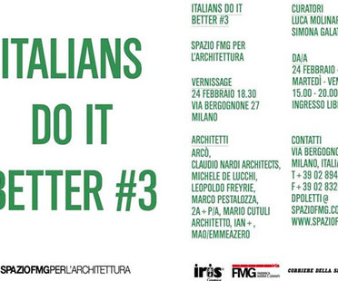 ITALIANS DO IT BETTER #3: Italienische Architektur im Ausland