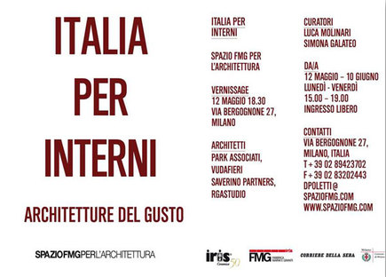 Ausstellung ITALIA PER INTERNI - Architekturen des Geschmacks

