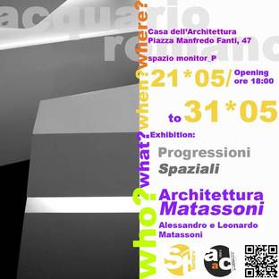 Ausstellung Architettura Matassoni
