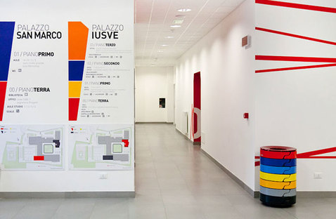Ultrarkitettura, die Grafik des neuen Gebäudes der IUSVE-Venedig
